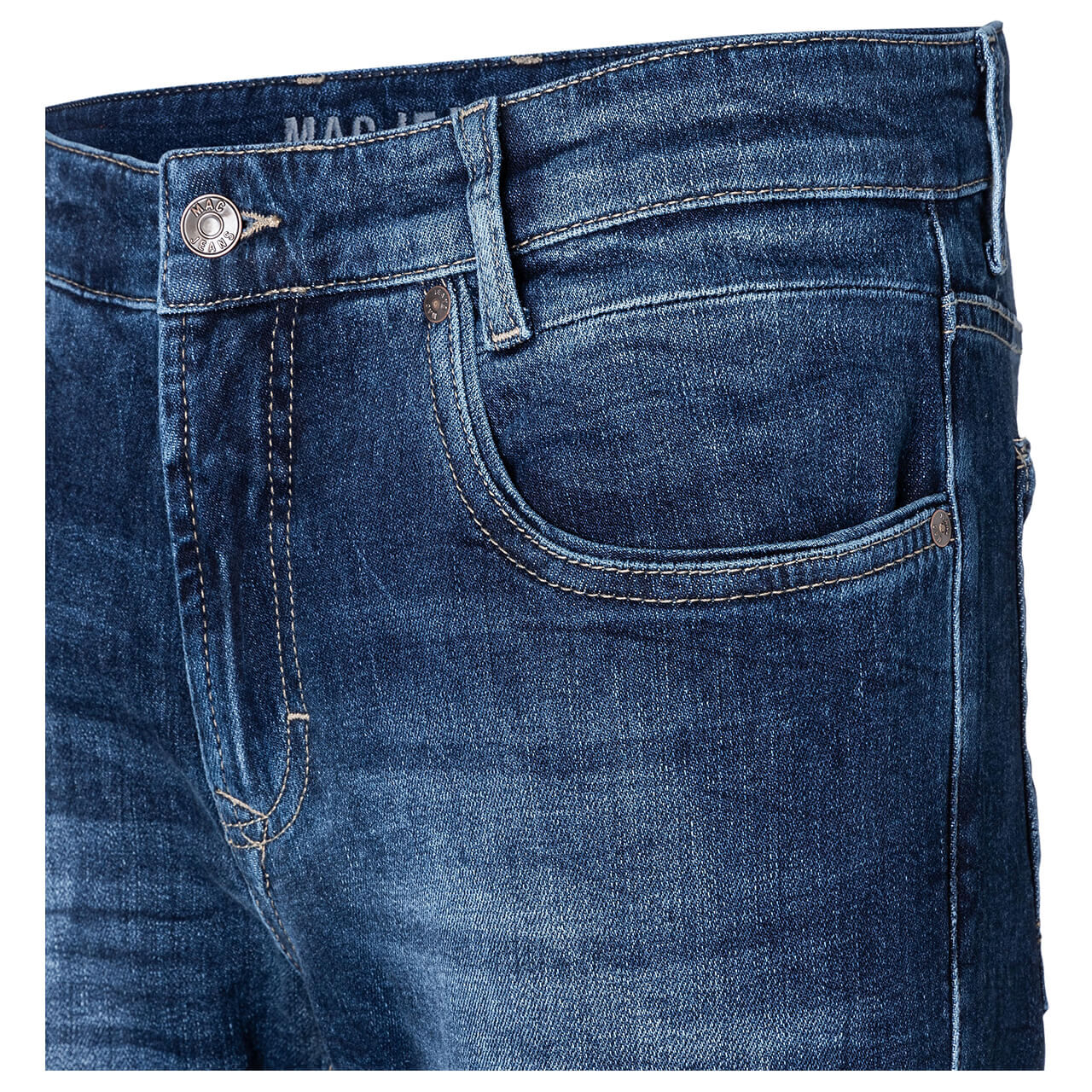 MAC Arne Pipe Jeans navy blue washed