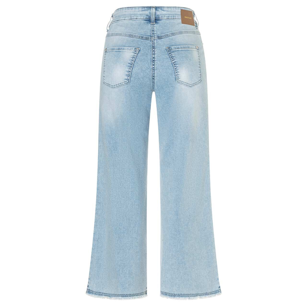 Stretch Damen Ankle Jeans Dream Wide Cropped von MAC in Hellblau, Seitenansicht