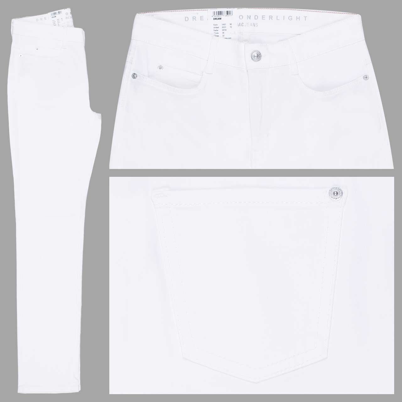MAC Dream Jeans white denim wonderlight MAC Dream Jeans white denim wonderlight