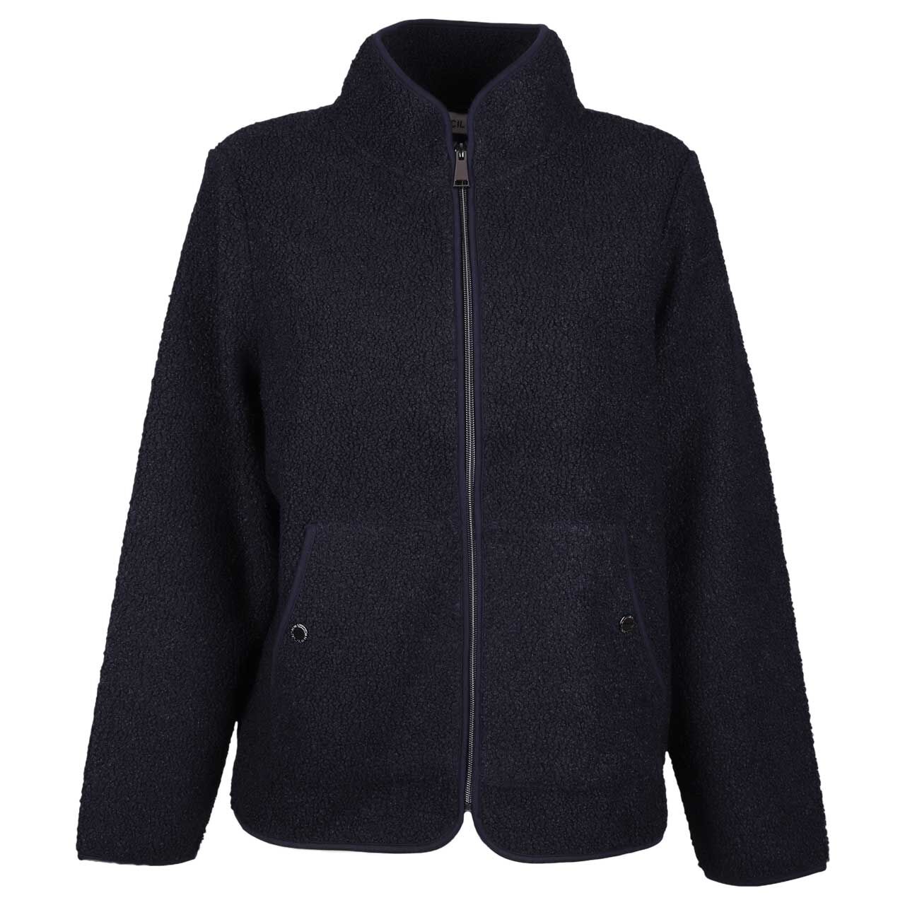 Cecil Damen Teddyjacke urban dark blue