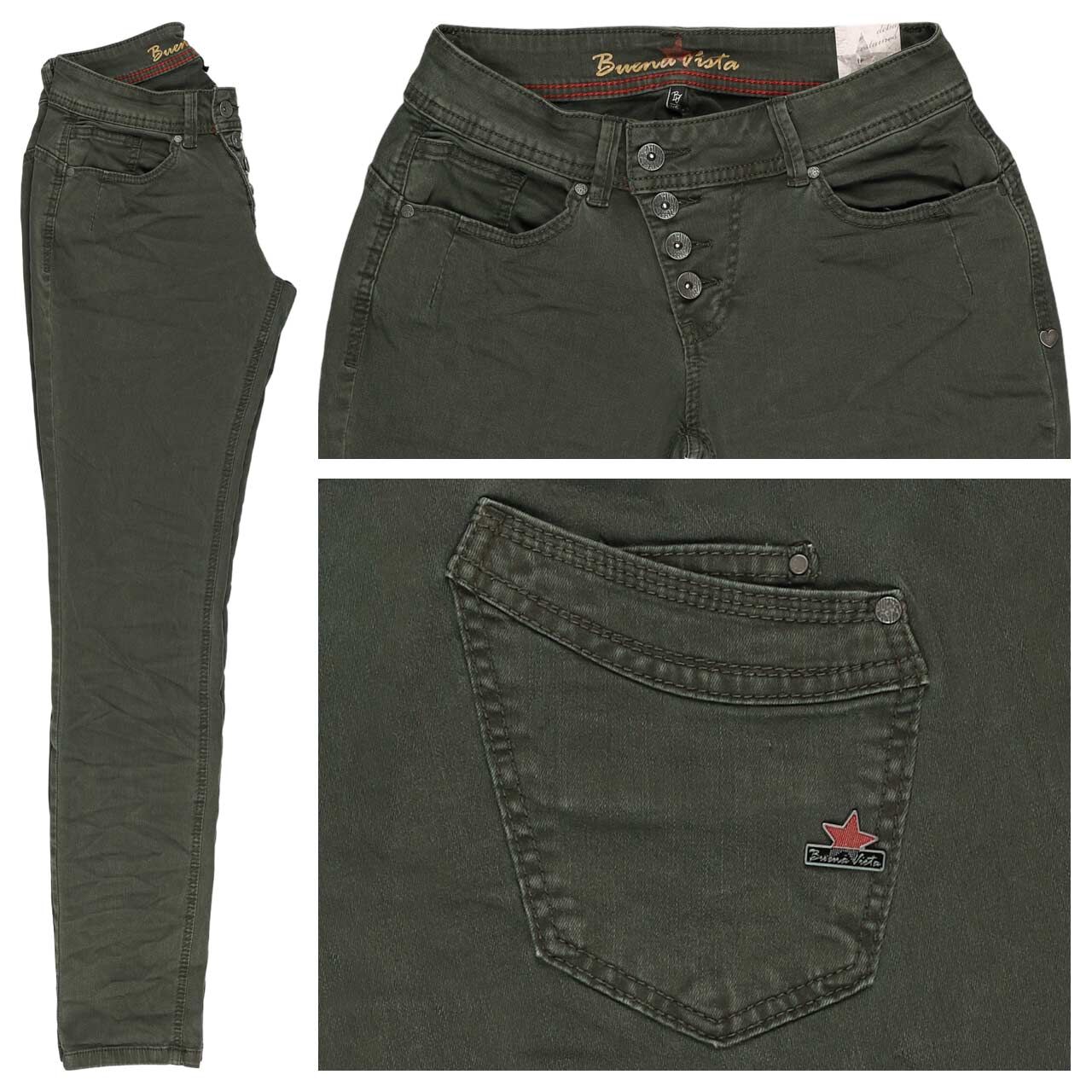 Buena Vista Malibu Stretch Twill Baumwollhose dark forest