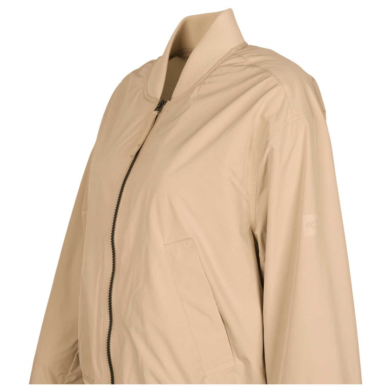 Damen Jacke Blouson von Camel active in Beige, detaillierte Rückansicht