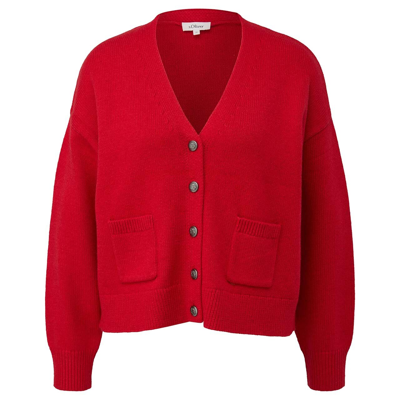s.Oliver Damen Strickjacke salsa red