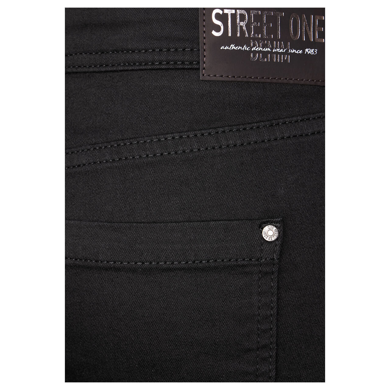 Street One Jane Jeans clean black thermo denim