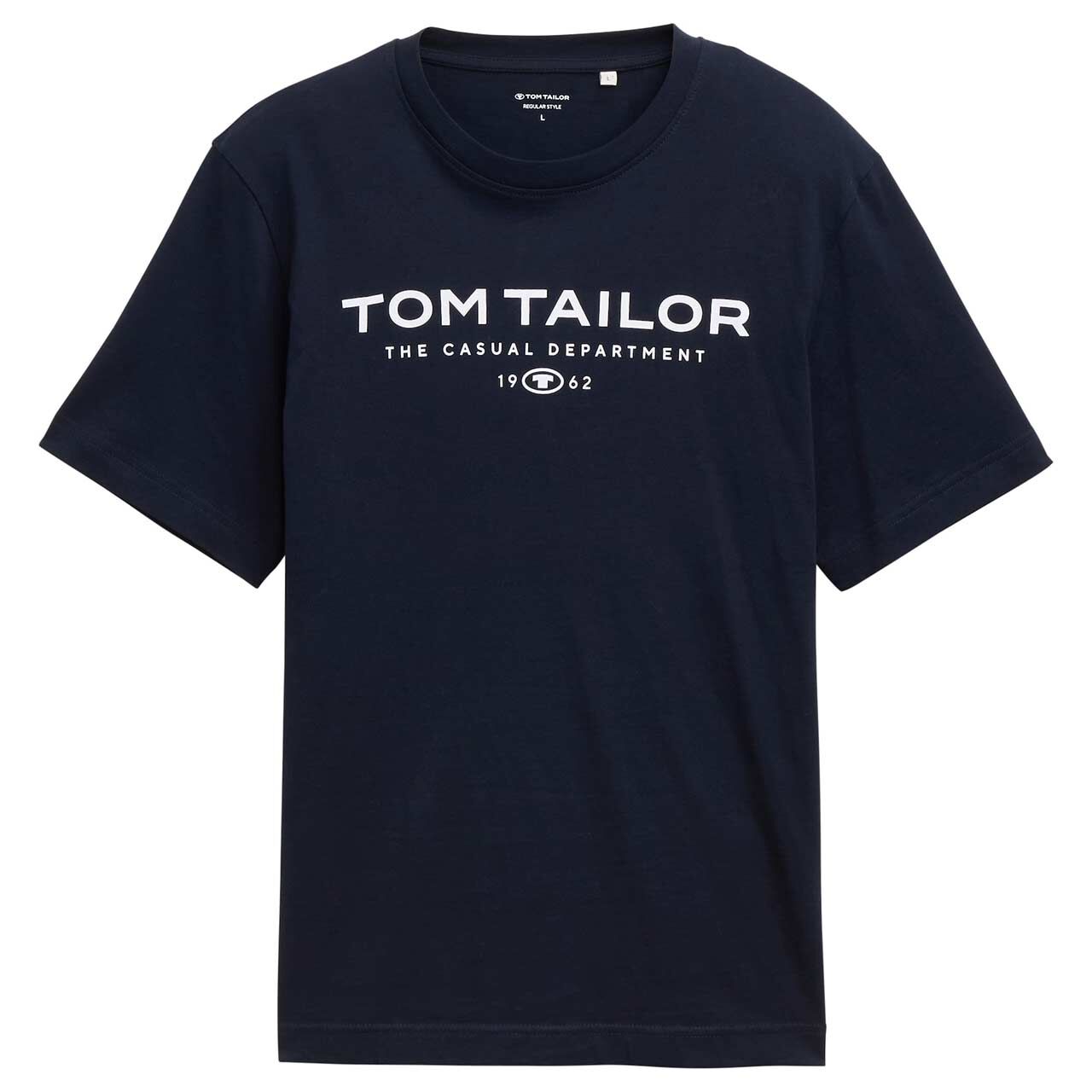 Tom Tailor Herren T-Shirt sky captain blue printed