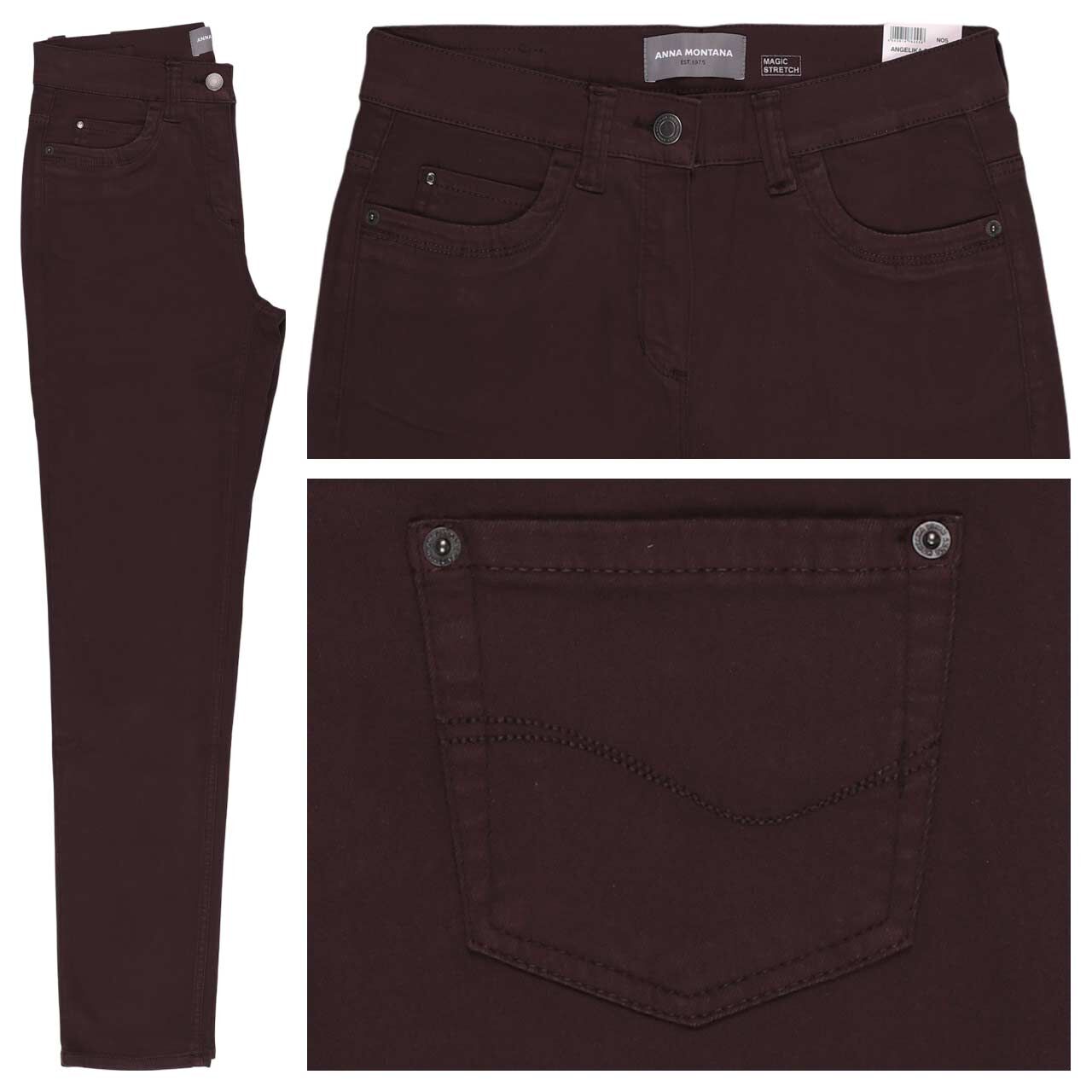 Anna Montana Angelika Jeans bordeaux