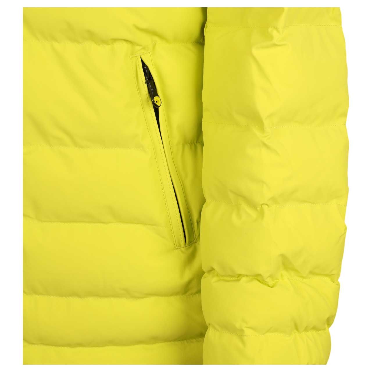 Damen Jacke Cordoba von Wellensteyn in Neongelb, Detailansicht Tasche