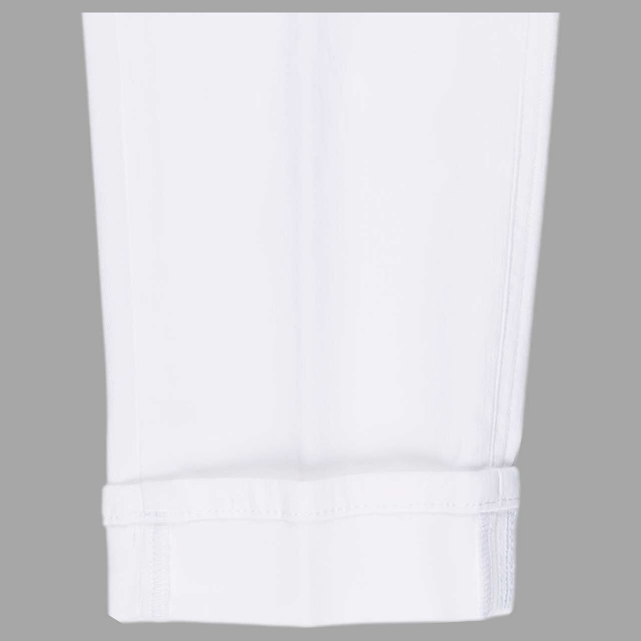 Stretch Damen Ankle Jeans Darleen Crop TU von Angels in Weiß, Detailansicht Saum