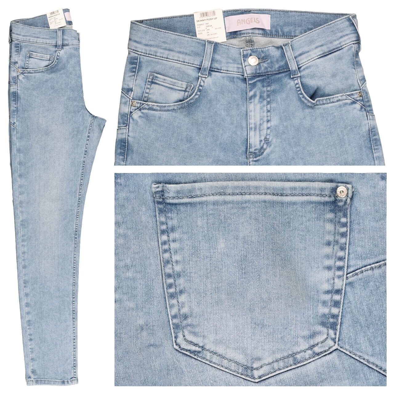 Angels Skinny Push Up Jeans light blue used Angels Skinny Push Up Jeans light blue used