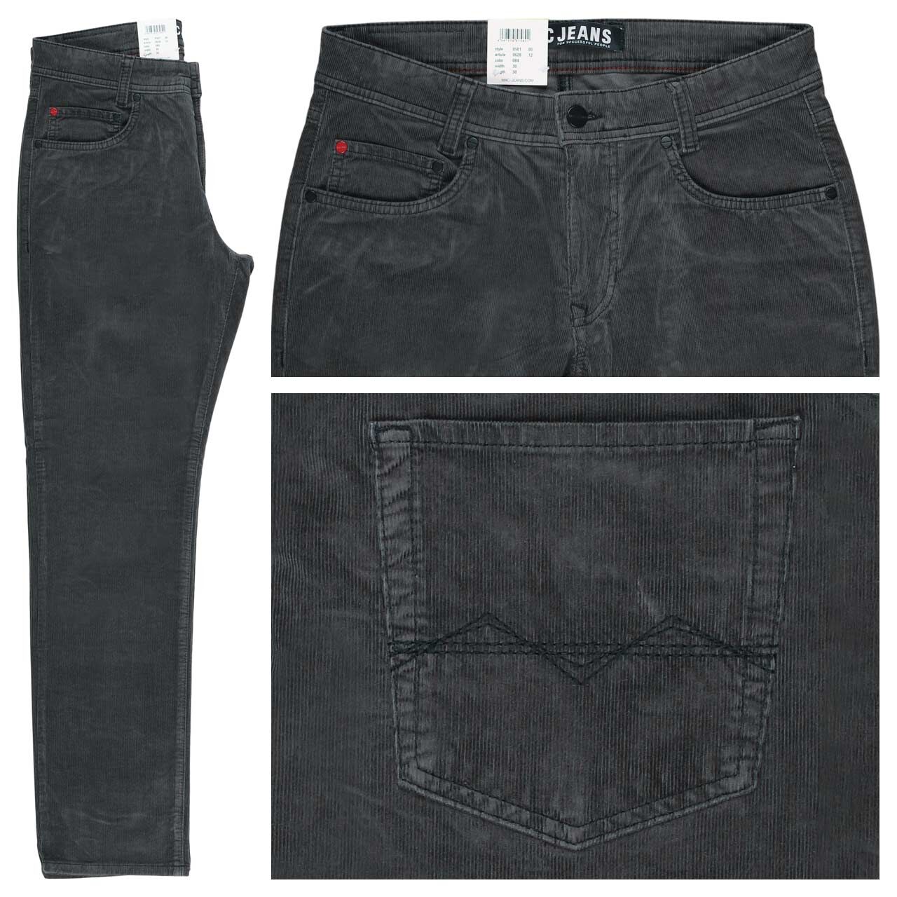 MAC Arne Cordhose rubber