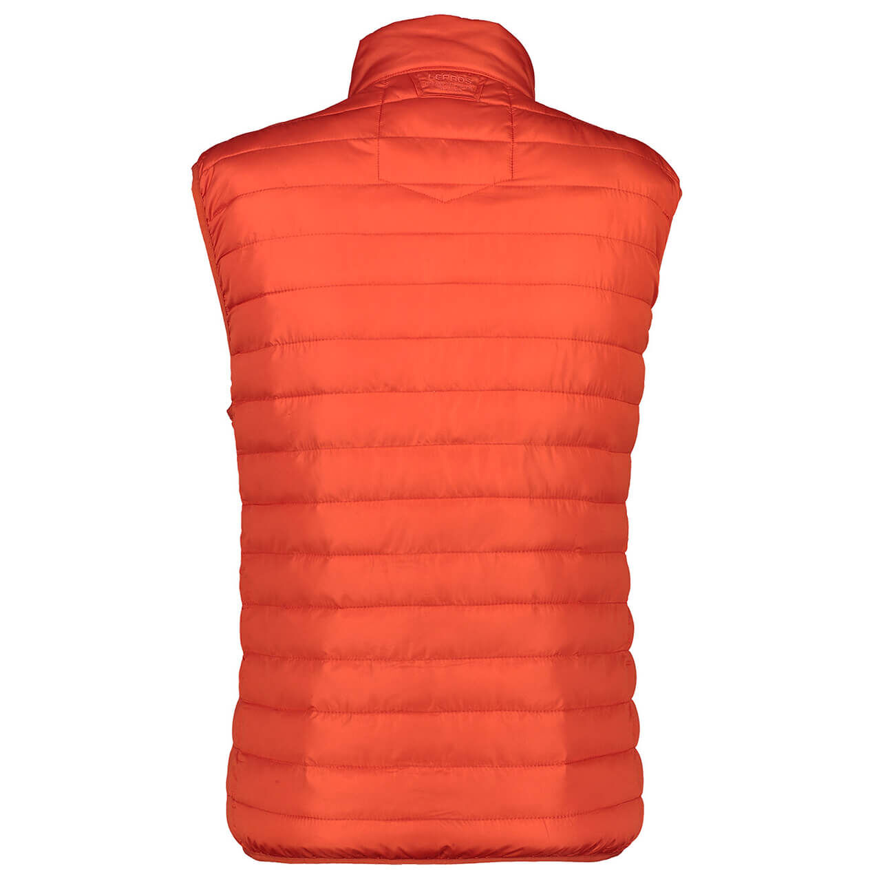 lerros-weste-orange-338-hinten Lerros Weste für Herren in Hellrot, FarbNr.: 338