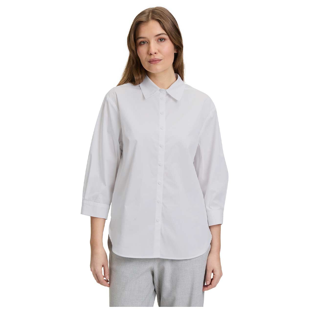Betty Barclay Damen 3/4 Arm Bluse white