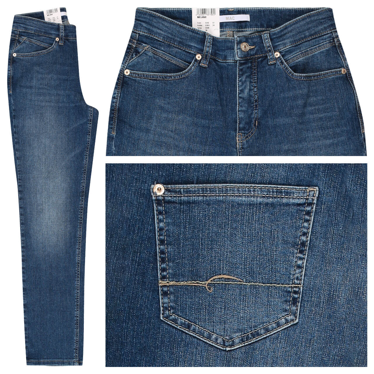 MAC Melanie Jeans blue simple wash MAC Melanie Jeans blue simple wash