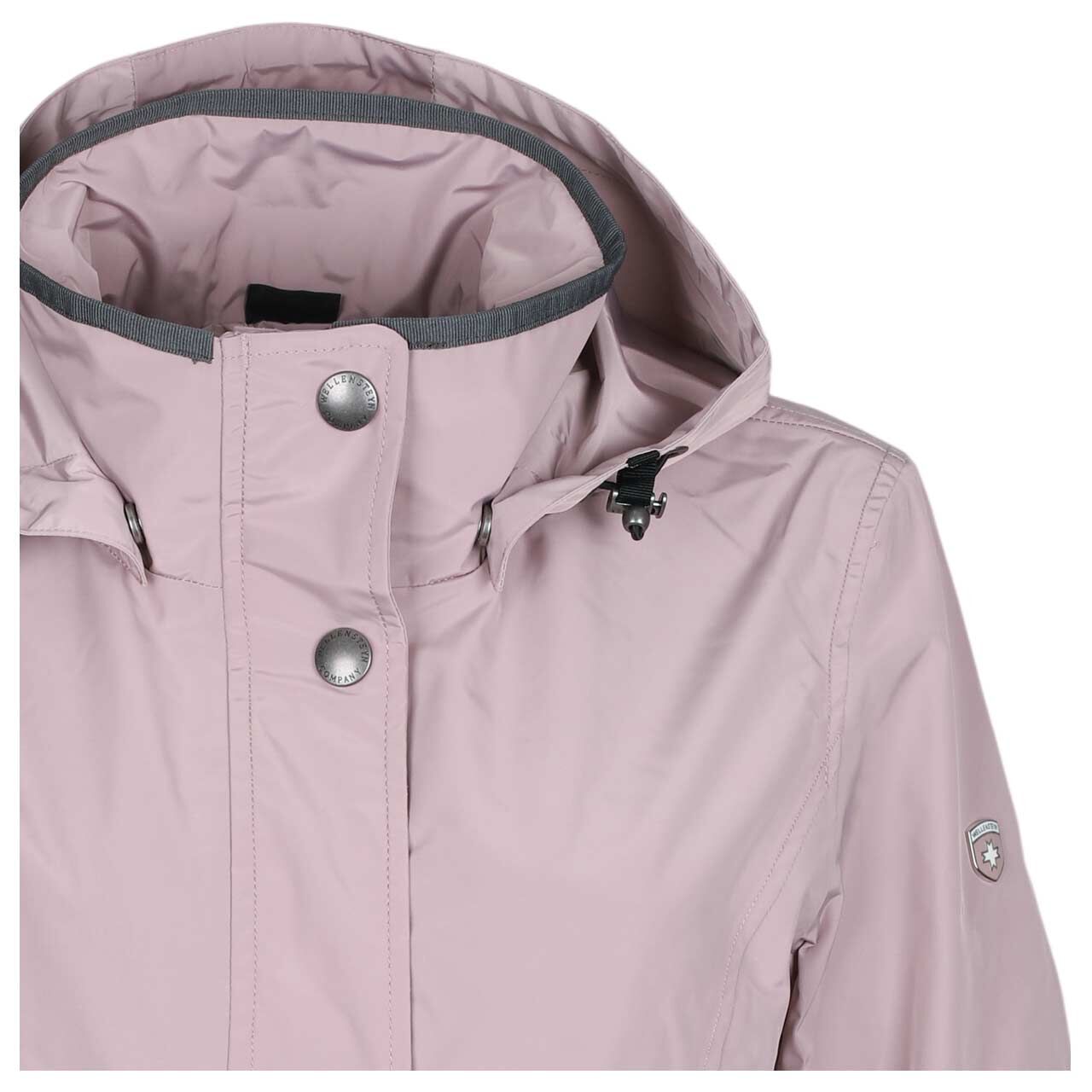Damen Jacke Aruba von Wellensteyn in Pastellrosa, Detailansicht von vorne