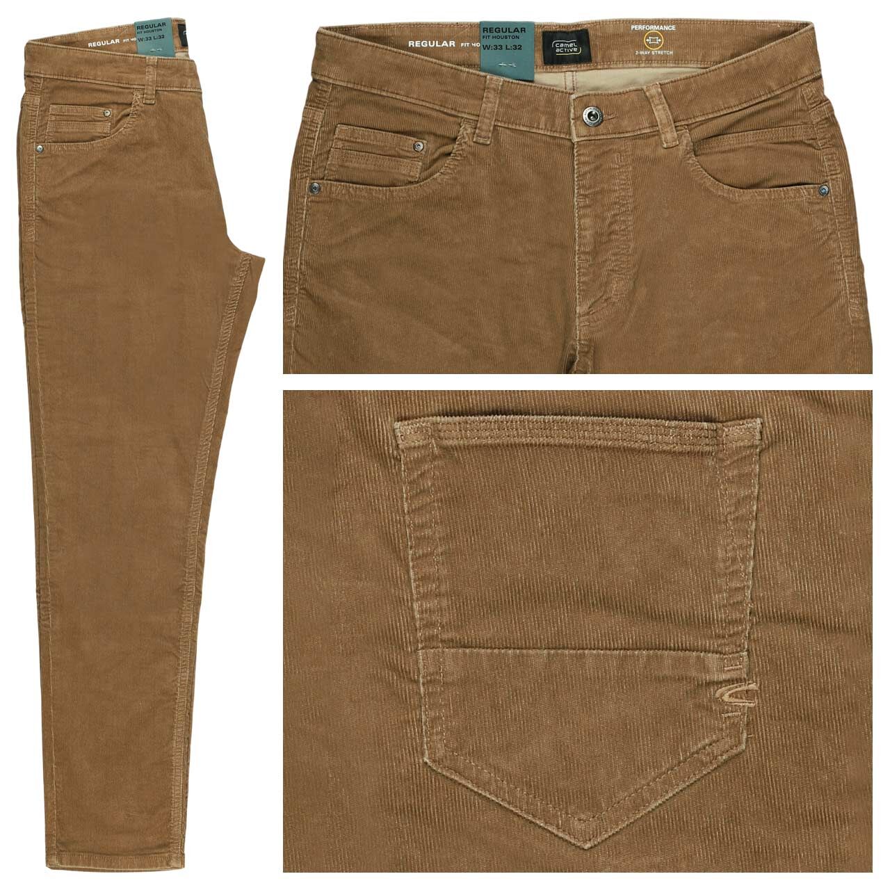 Camel active Houston Cordhose sepia brown