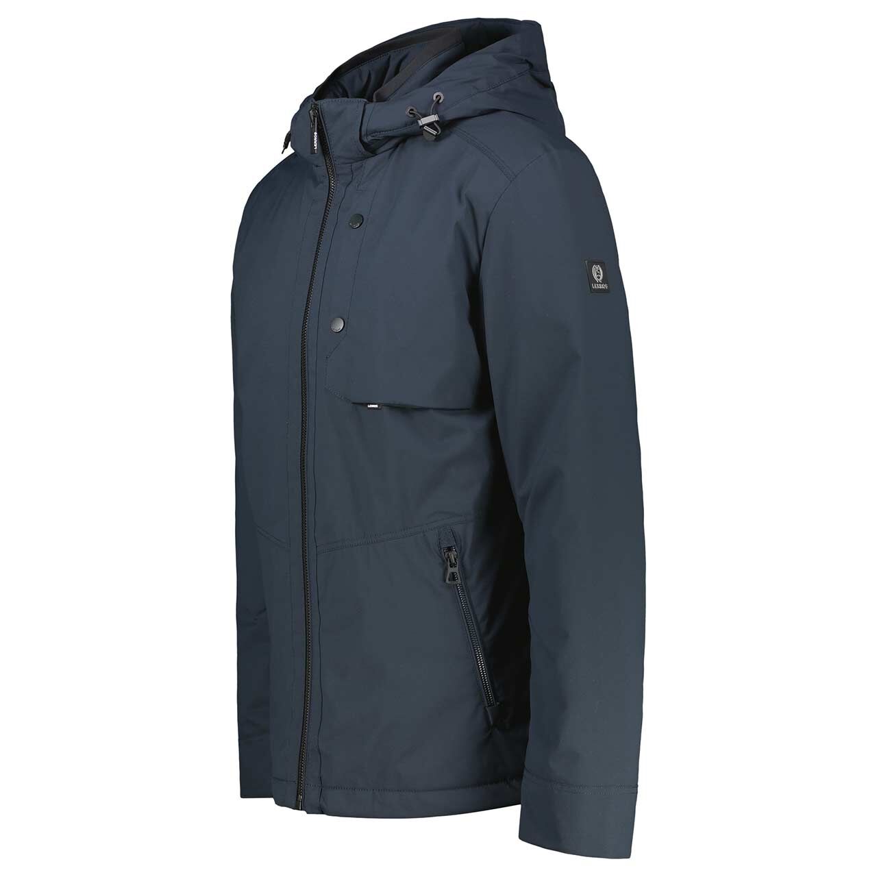Herren Jacke von Lerros in Dunkelblau, Seitenansicht