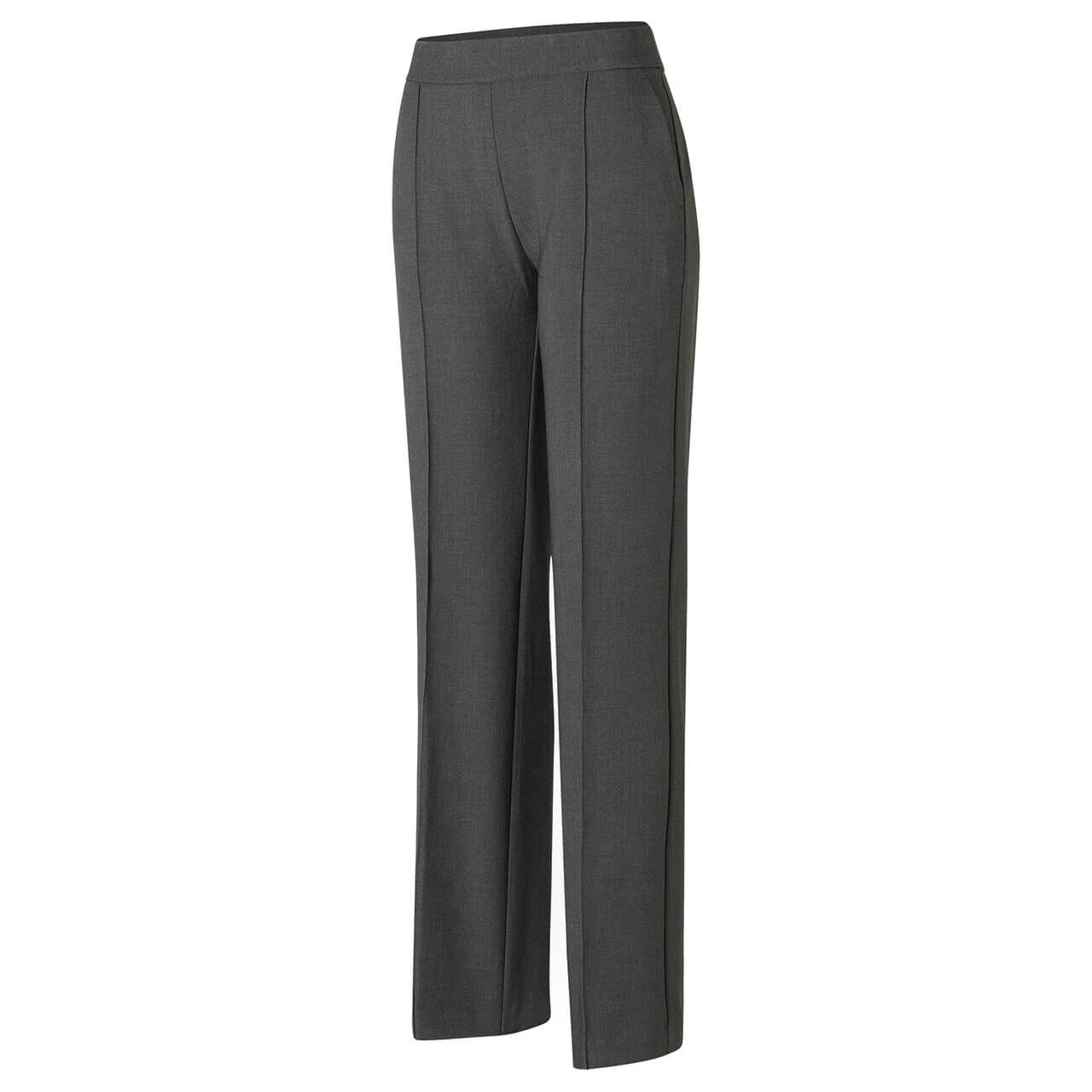 Stretch Damenhose Chiara von MAC in Dunkelgrau, leichte Seitansicht