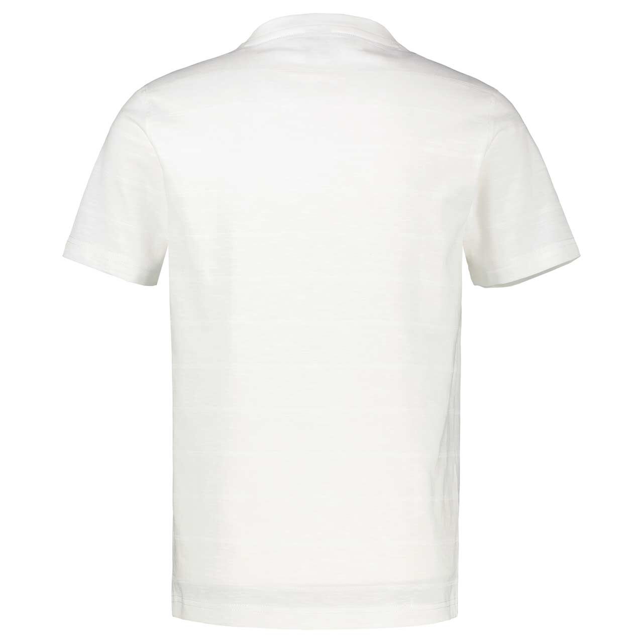 Herren T-Shirt von lerros in Cremeweiß mit Print, Rückansicht