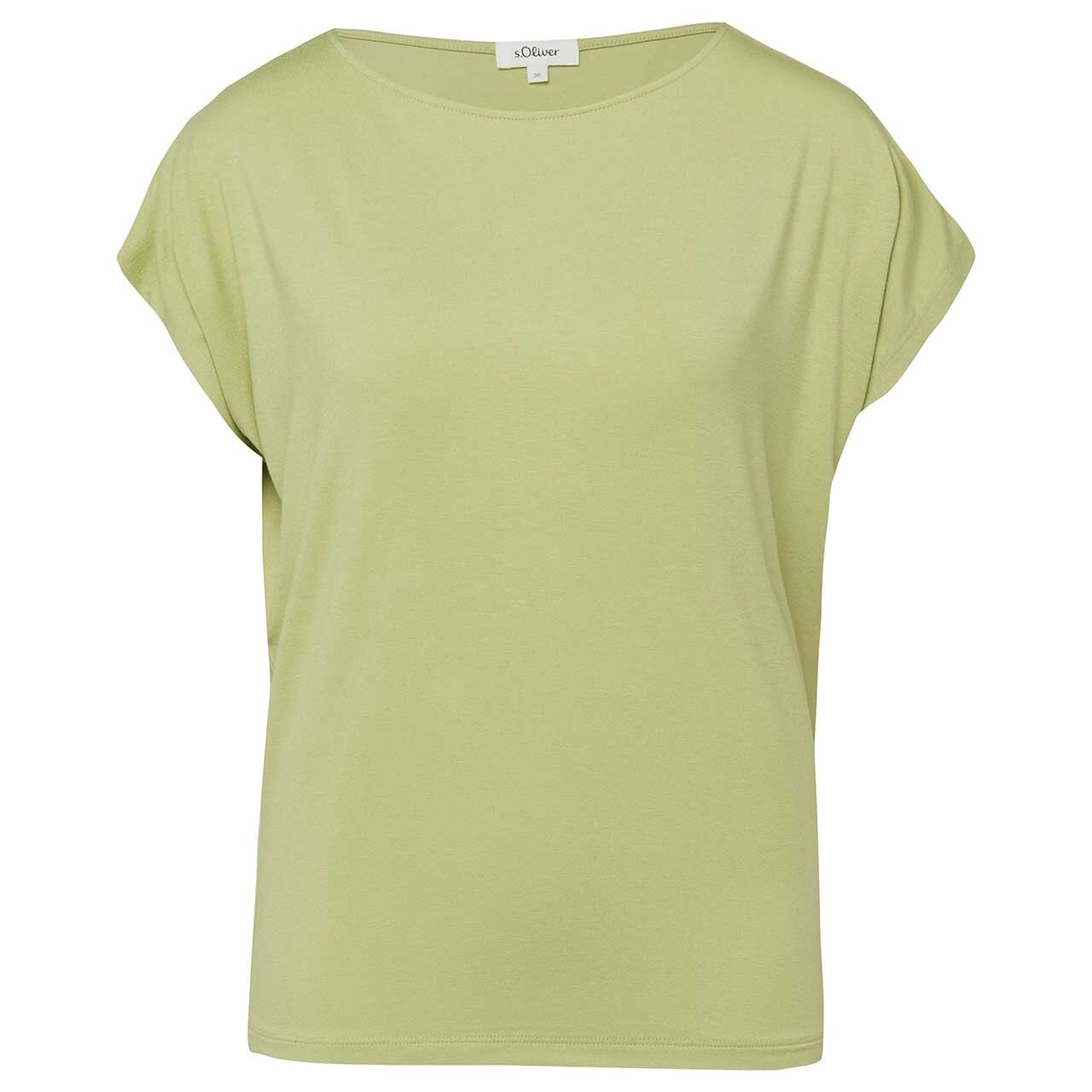 s.Oliver Damen T-Shirt matcha green