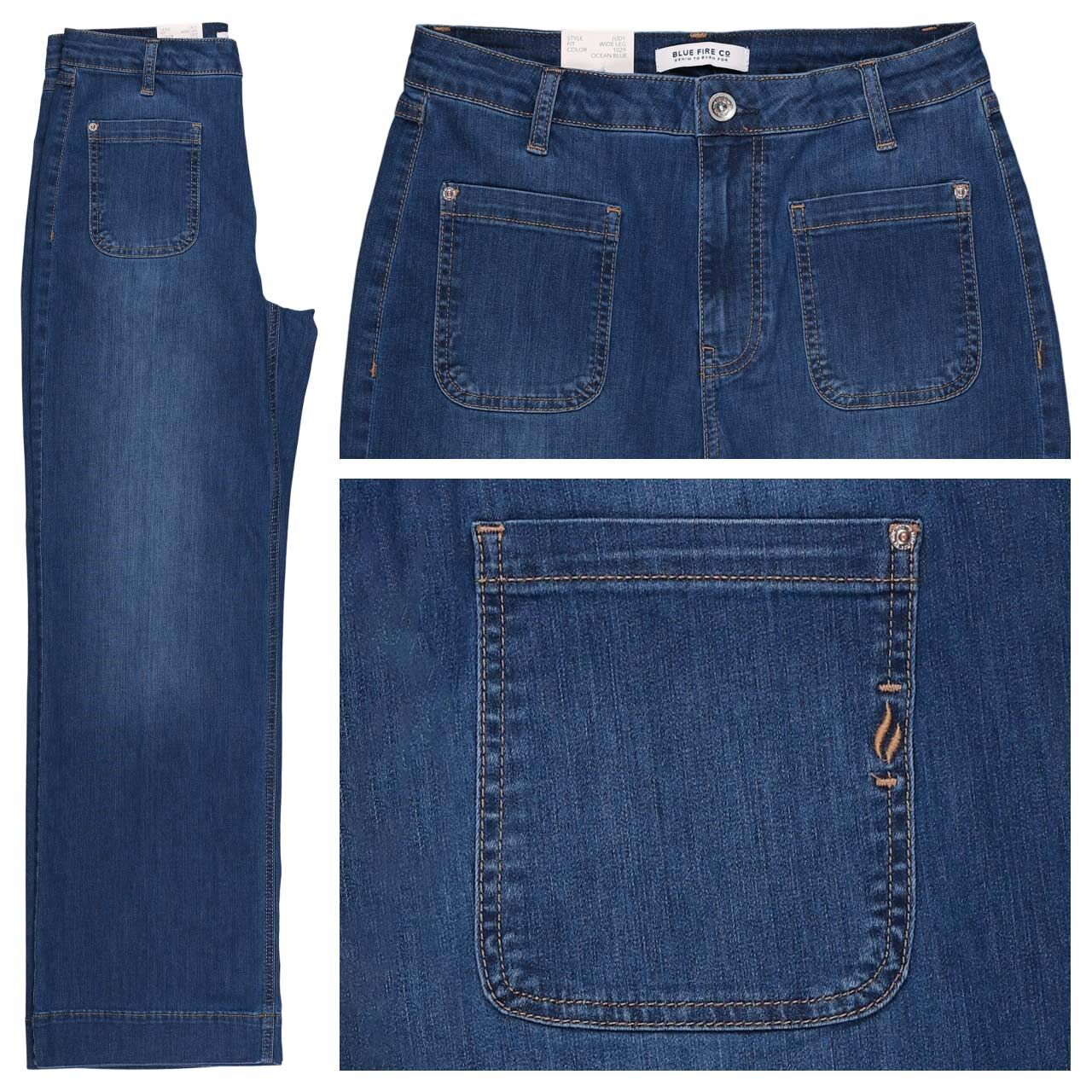 Blue Fire Judy Jeans ocean blue
