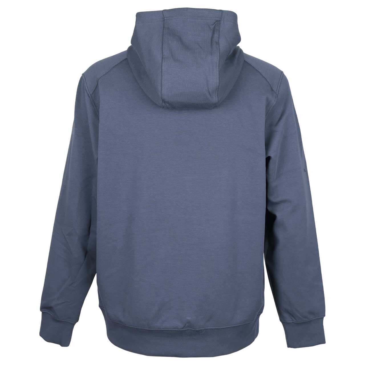 Herren Hoodie Sweatshirt Parcour Hoodie Men von Wellensteyn in Rauchblau mit Print, Rückansicht