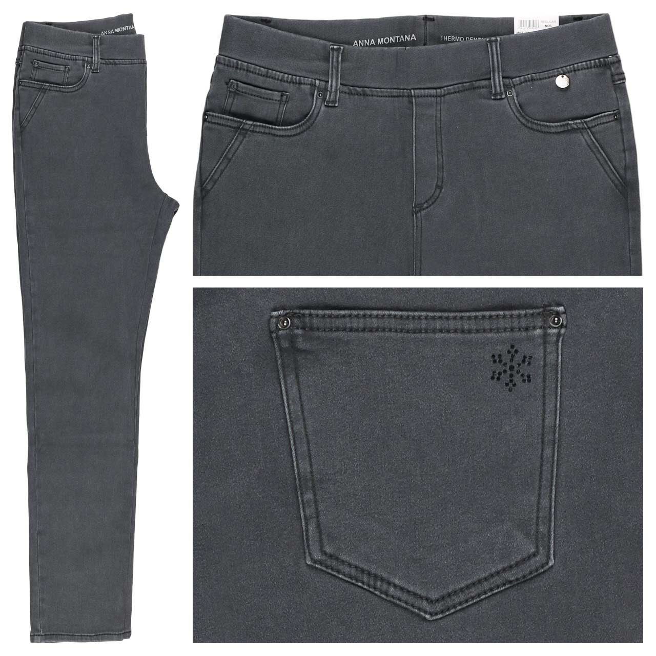 Anna Montana Angelika Jeans grey thermo denim