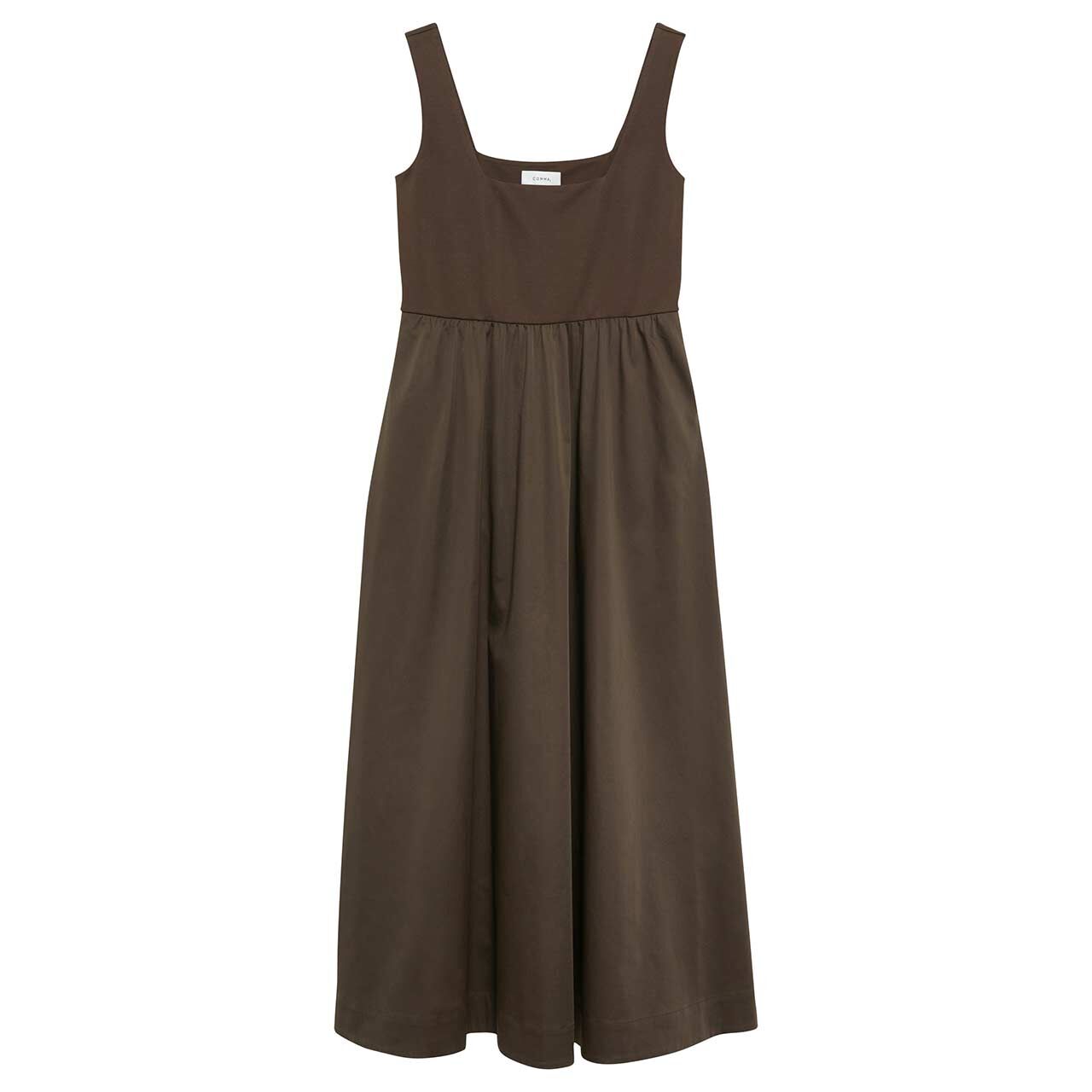 Comma Damen Trägerkleid dark brown