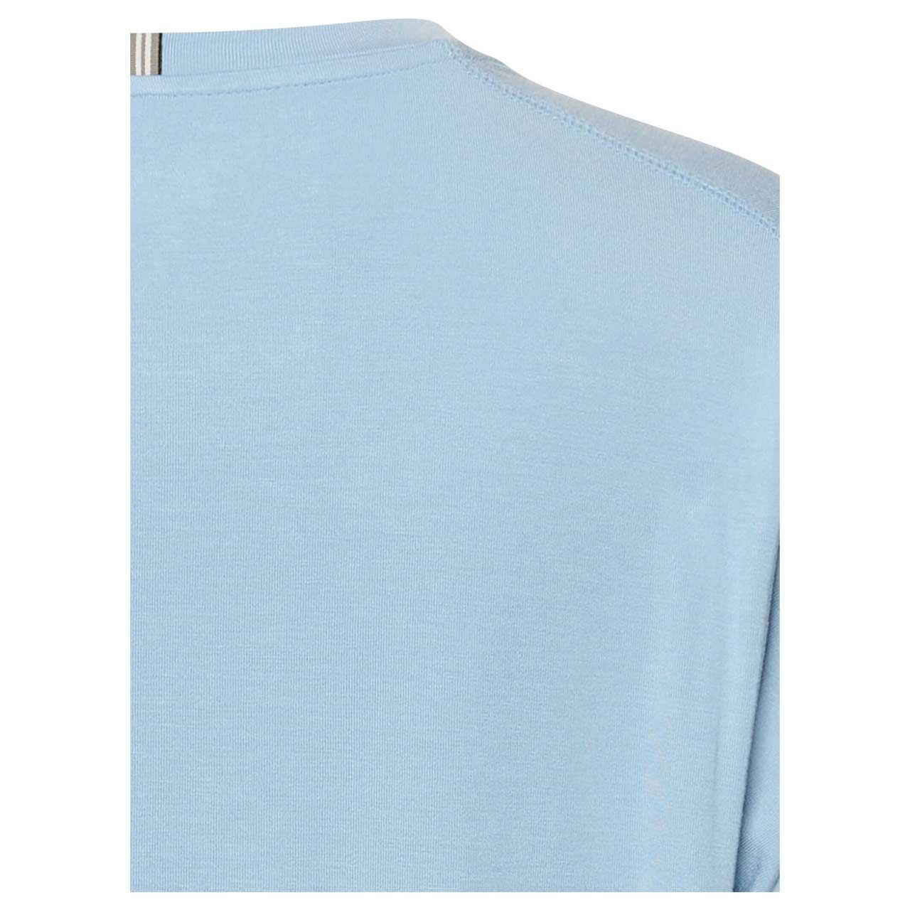 Damen 3/4 Arm Shirt von Camel active in Hellblau, detaillierte Rückansicht