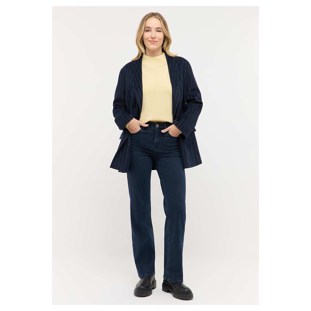 Angels Lara Jeans rinse night blue thermo denim