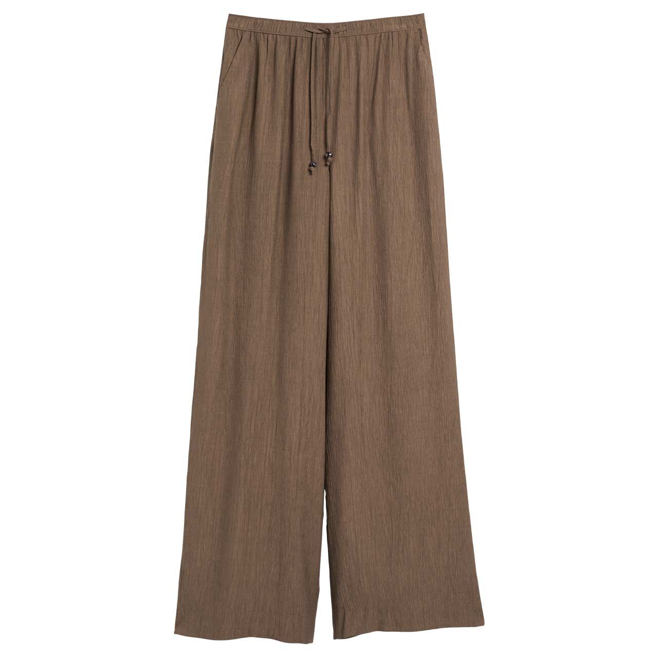 s.Oliver Damen Wideleg Hose teak brown