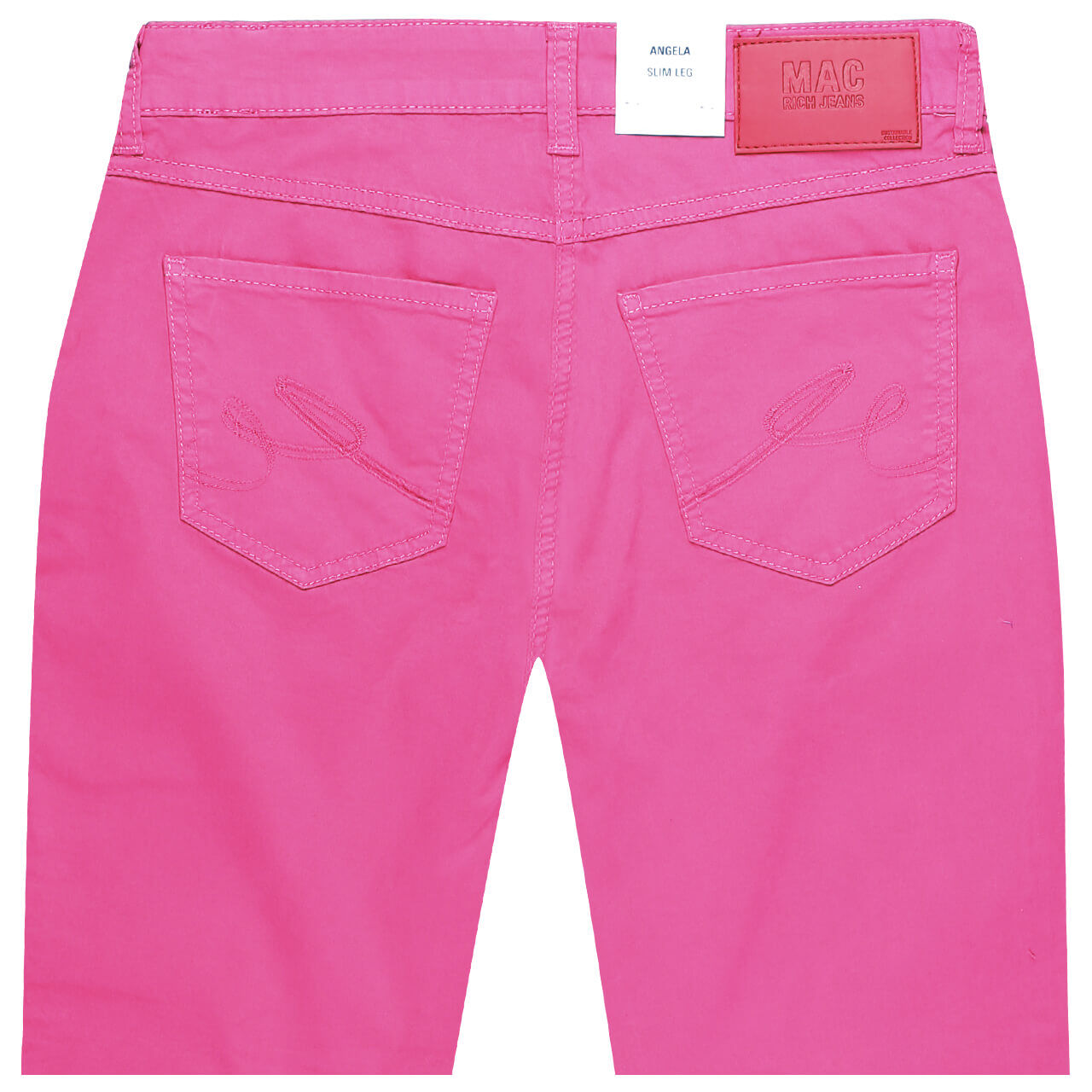 MAC Angela 7/8 Baumwollhose für Damen in Pink, FarbNr.: 445R