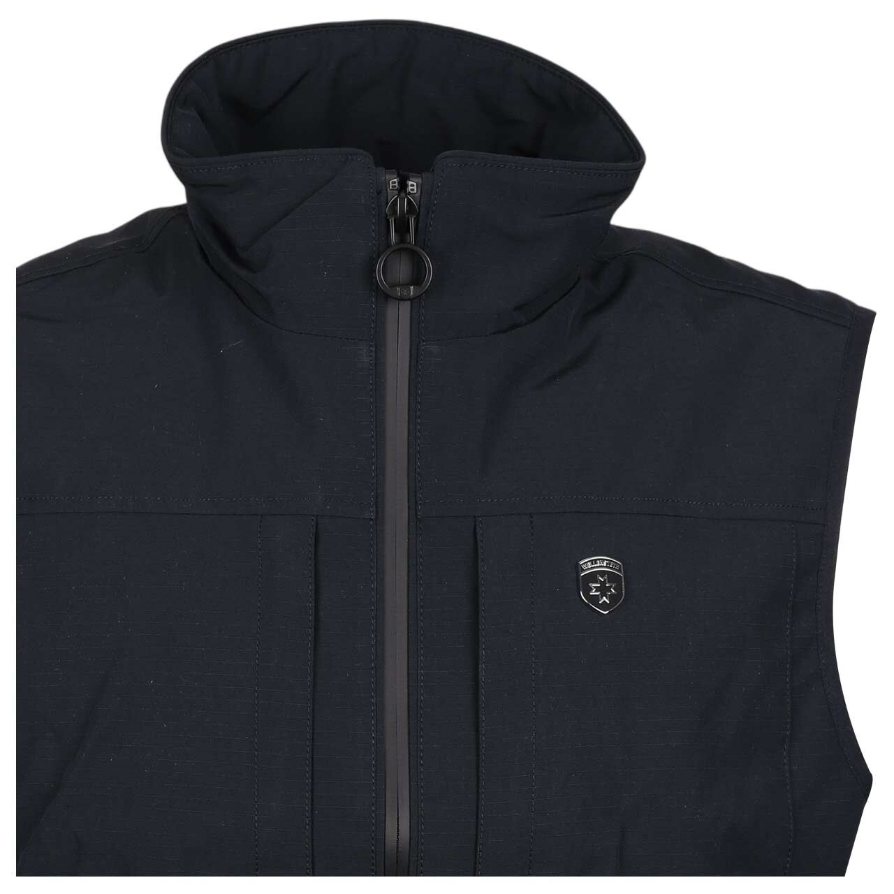 Herren Weste Cyber Vest Men von Wellensteyn in Dunkelblau, detaillierte Vorderansicht