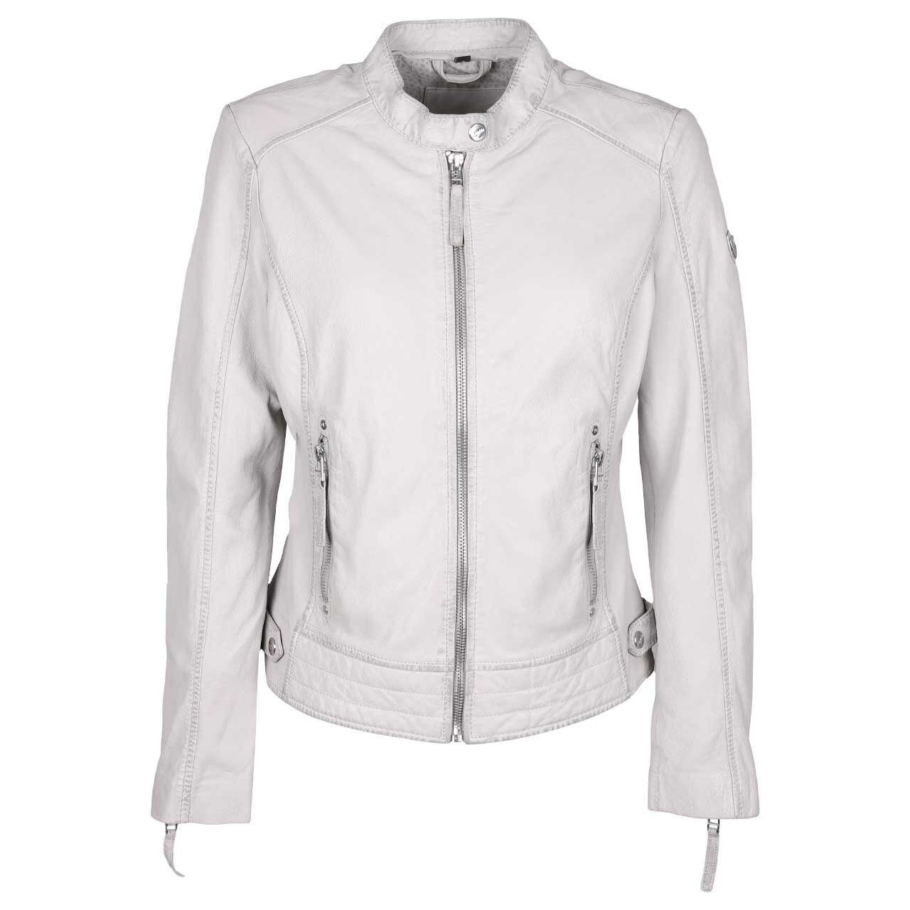 Mauritius Damen Lederjacke Filia silver grey