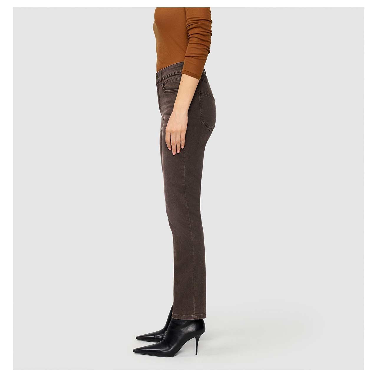 MAC Melanie Jeans brown stone wash