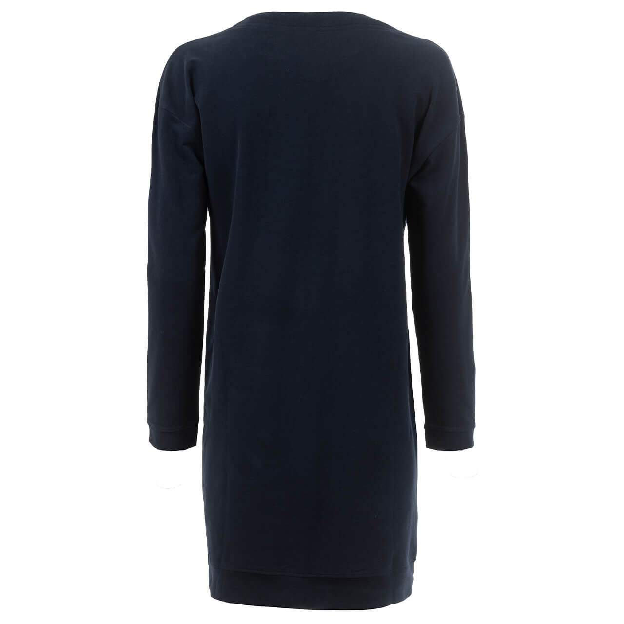 Soquesto Damen Langarm Kleid navy wording