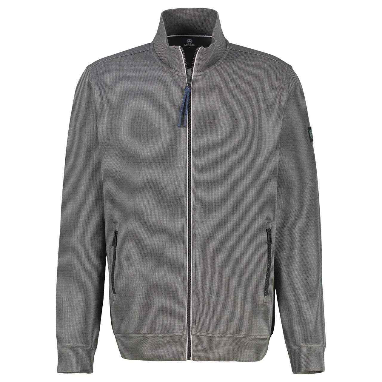 Lerros Herren Sweatjacke basalt grey