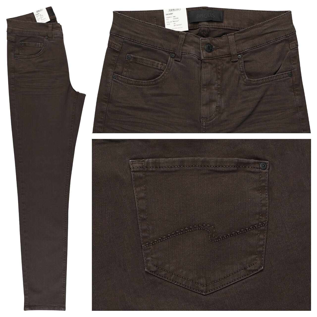 Angels Skinny Jeans chocolate used