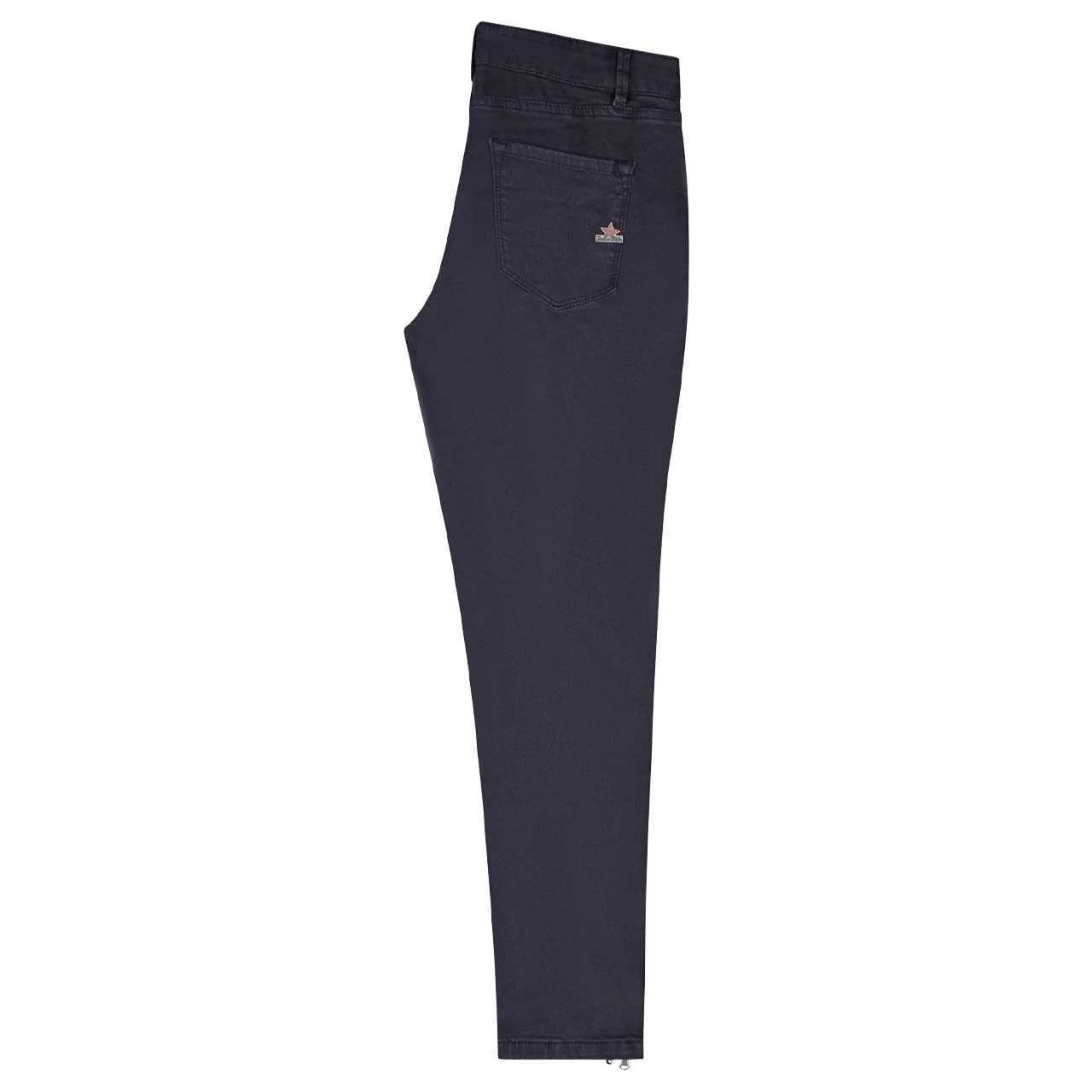 Damen Baumwollhose Italy V 7/8 Stretch Twill von Buena Vista in Dunkelblau, Seitenansicht