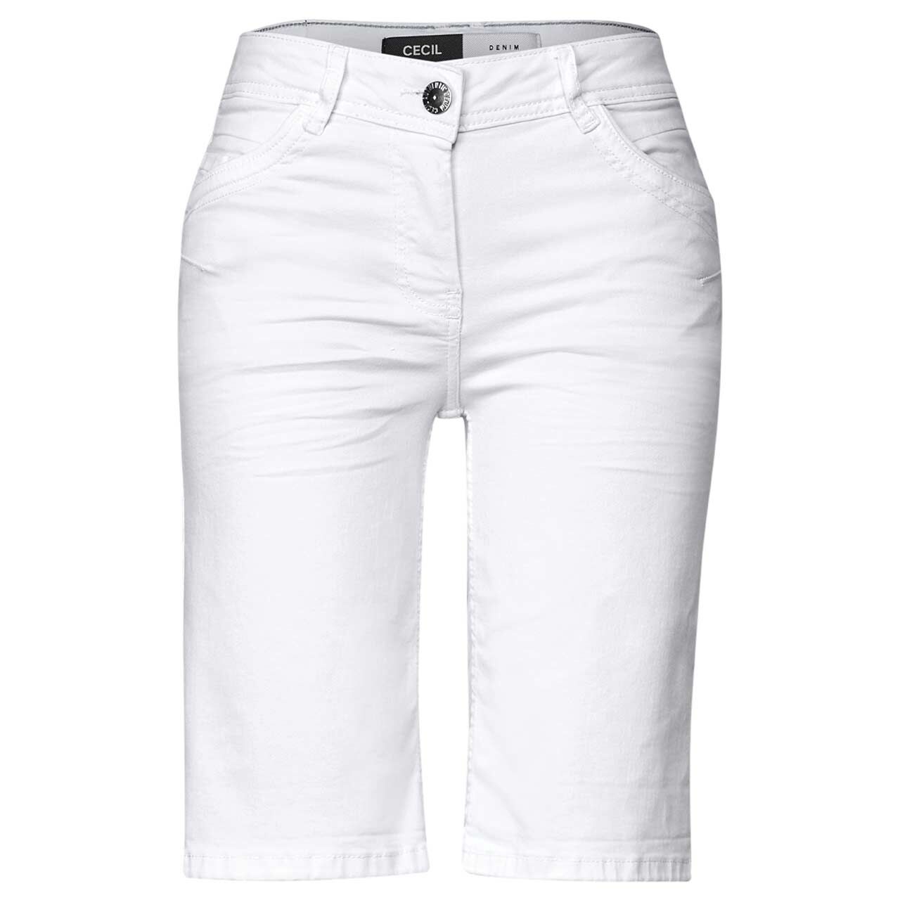 Cecil Scarlett Jeans Shorts clean white