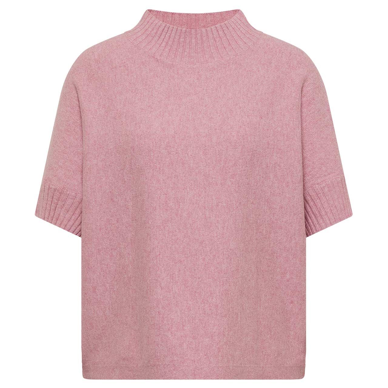 Cecil Damen Kurzarm Pullover Shortsleeve Dolman velvet rose melange