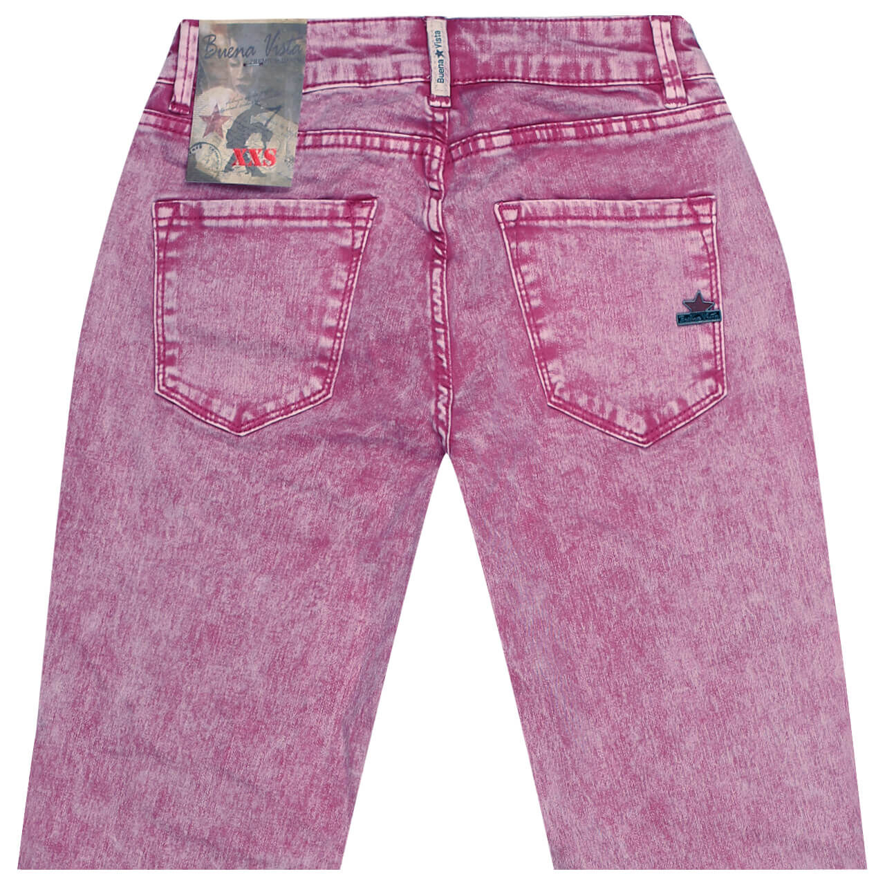 Buena Vista Italy V 7/8 Stretch Twill Baumwollhose für Damen in Pink, FarbNr.: 5076