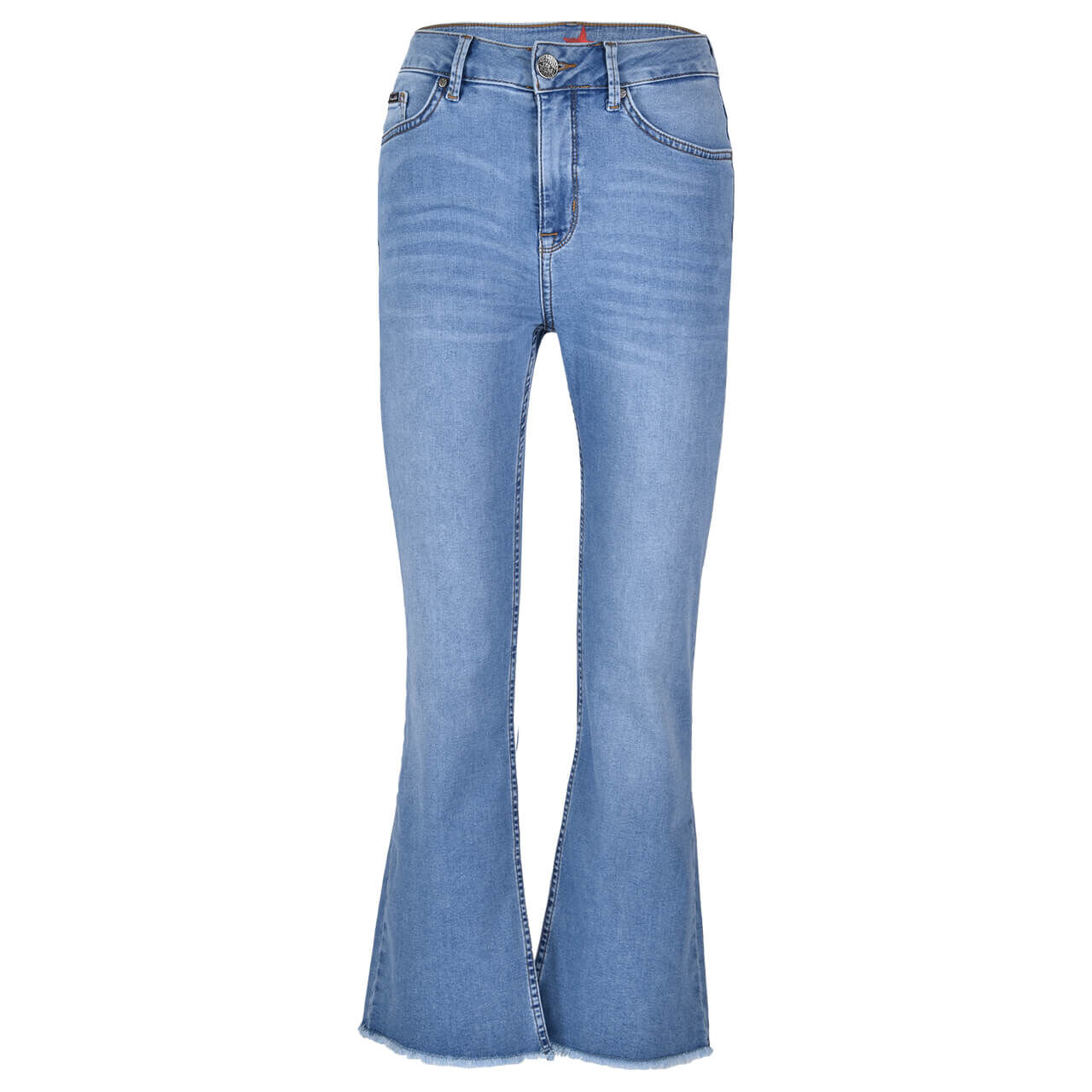 Buena Vista Jeans Flare Stretch Denim light blue