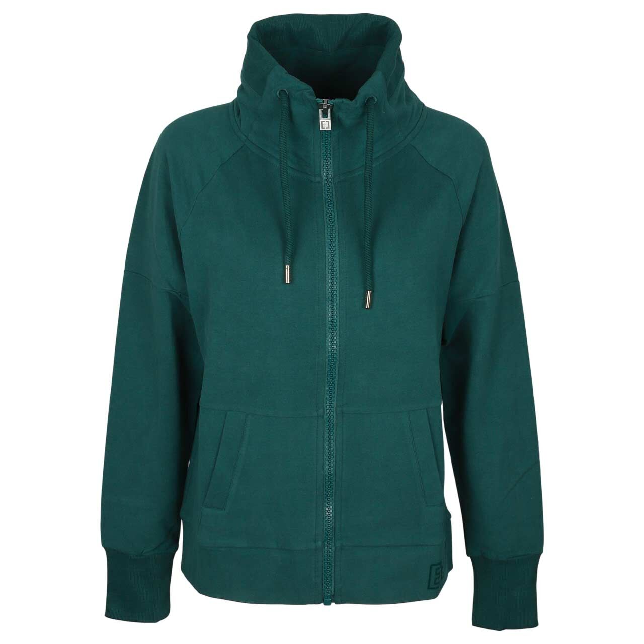 Elbsand Damen Sweatjacke Aina dark ivy