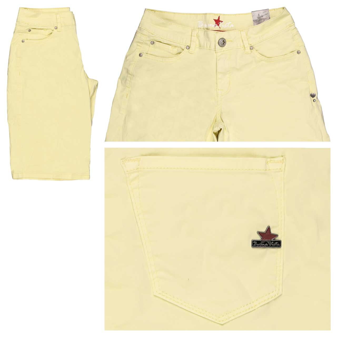 Buena Vista Italy-Short Stretch Twill Baumwollhose yellow Buena Vista Italy-Short Stretch Twill Baumwollhose yellow