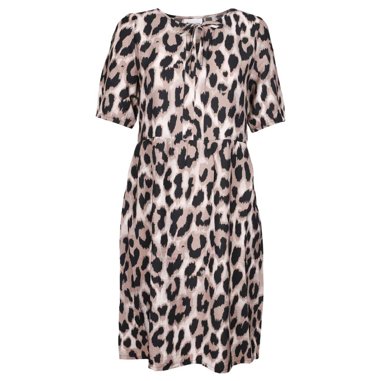Street One Damen Kurzarm Kleid Tunic Dress timeless beige