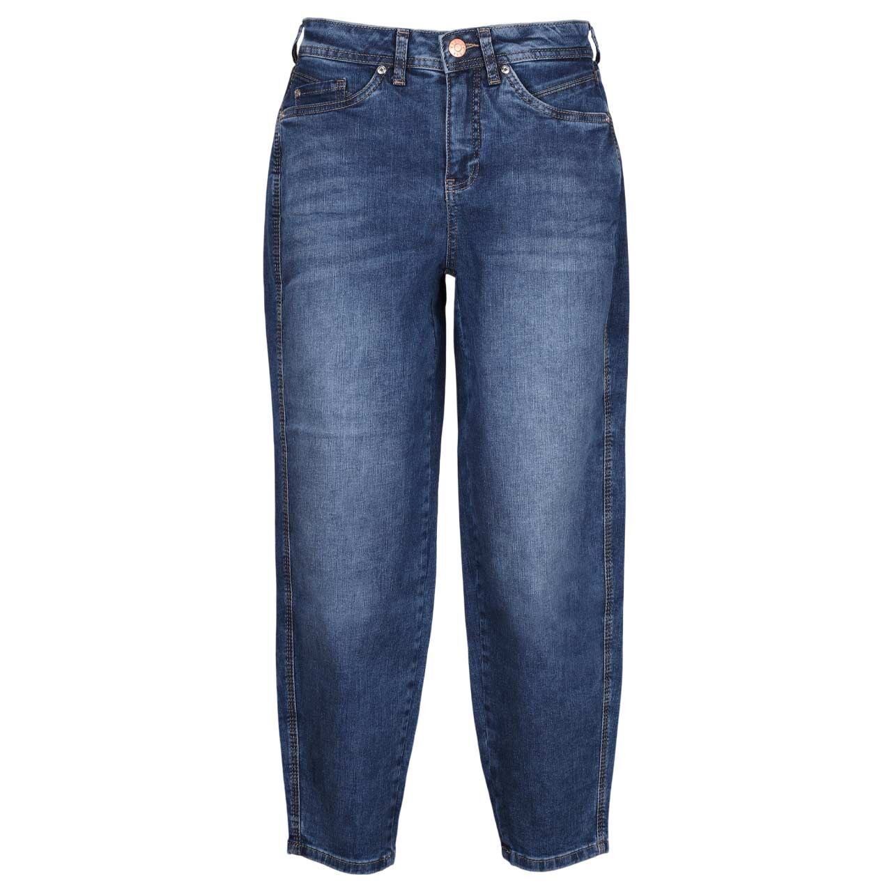 Street One Karlie Barrel Ankle Jeans medium blue washed