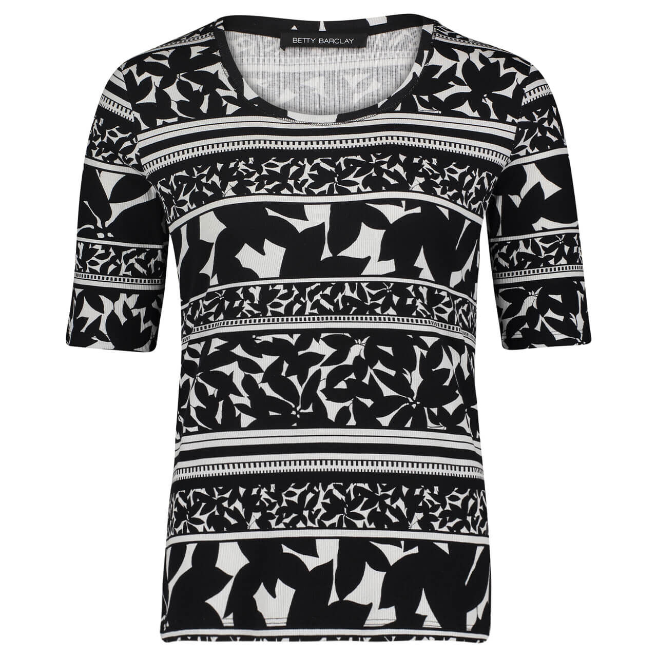 Betty Barclay T-Shirt für Damen in Schwarz-Weiß, FarbNr.: 9812
