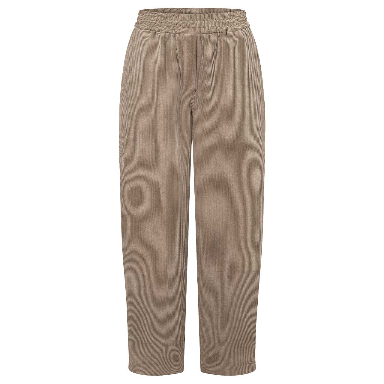 Damen 7/8 Cordhose Eva von MAC in Hellbraun, Vorderansicht