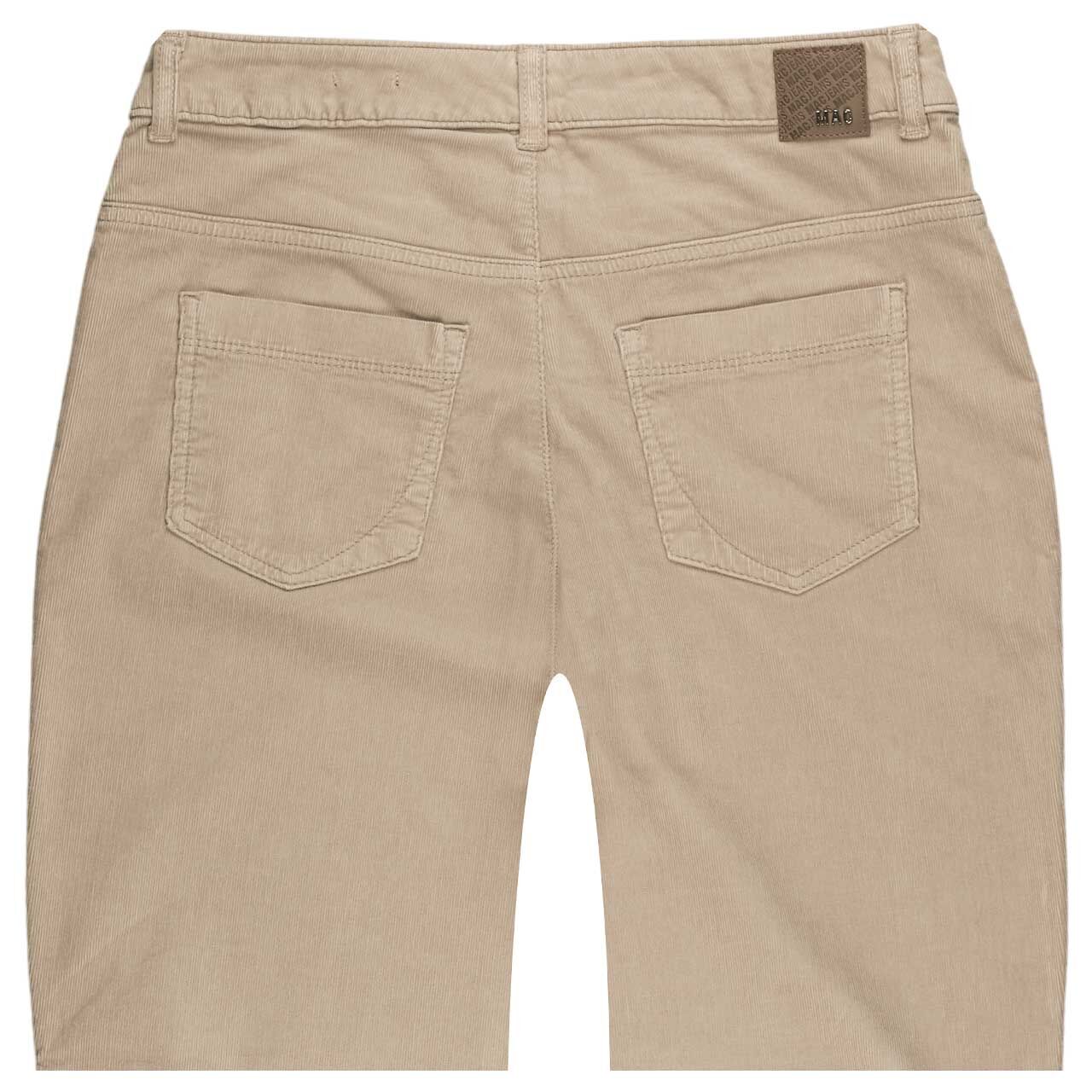 Damen Cordhose Gracia von MAC in Beige, detaillierte Rückansicht
