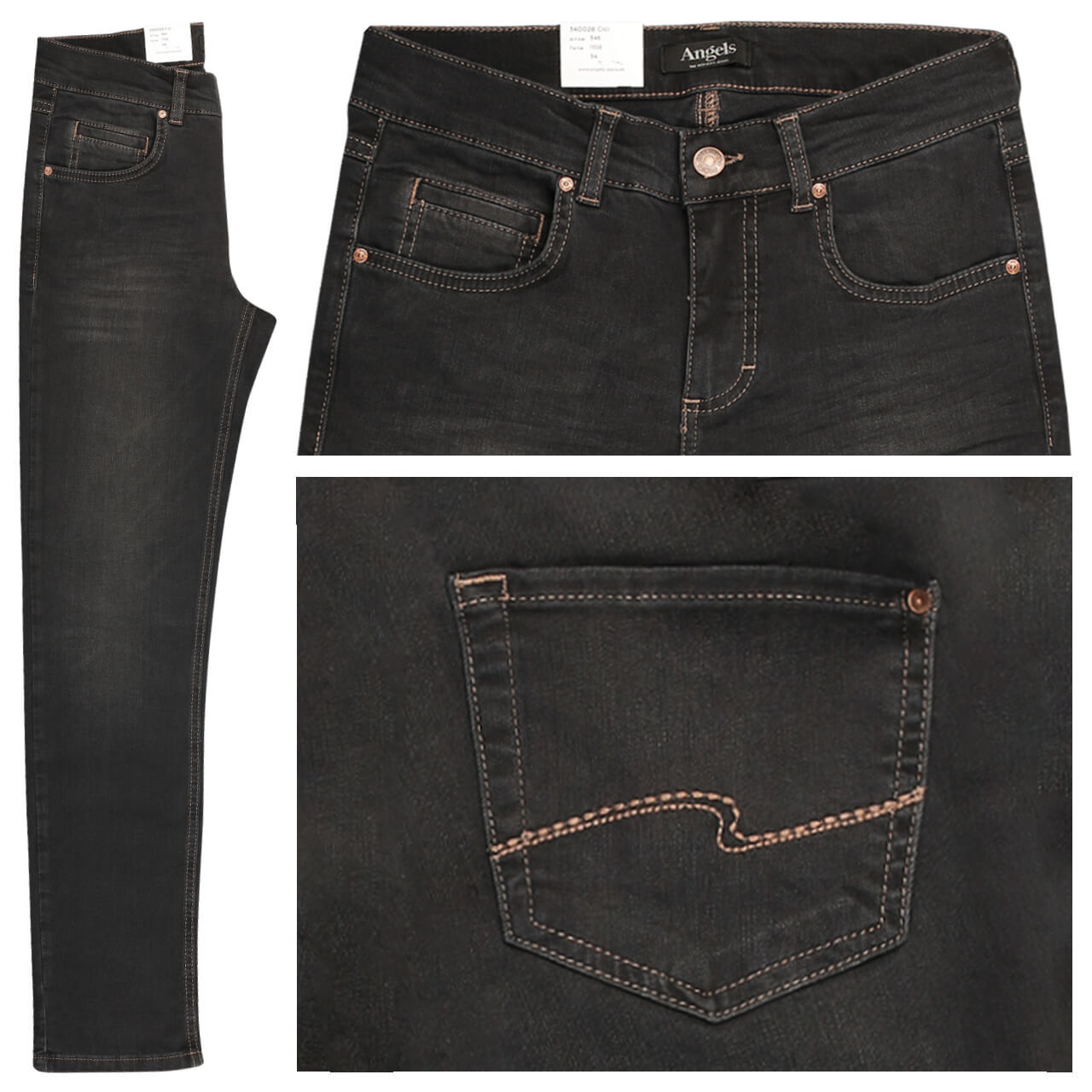 Angels Cici Jeans anthracite used buffi